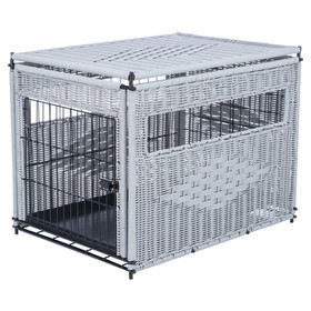 Abbildung Trixie Home Kennel hellgrau