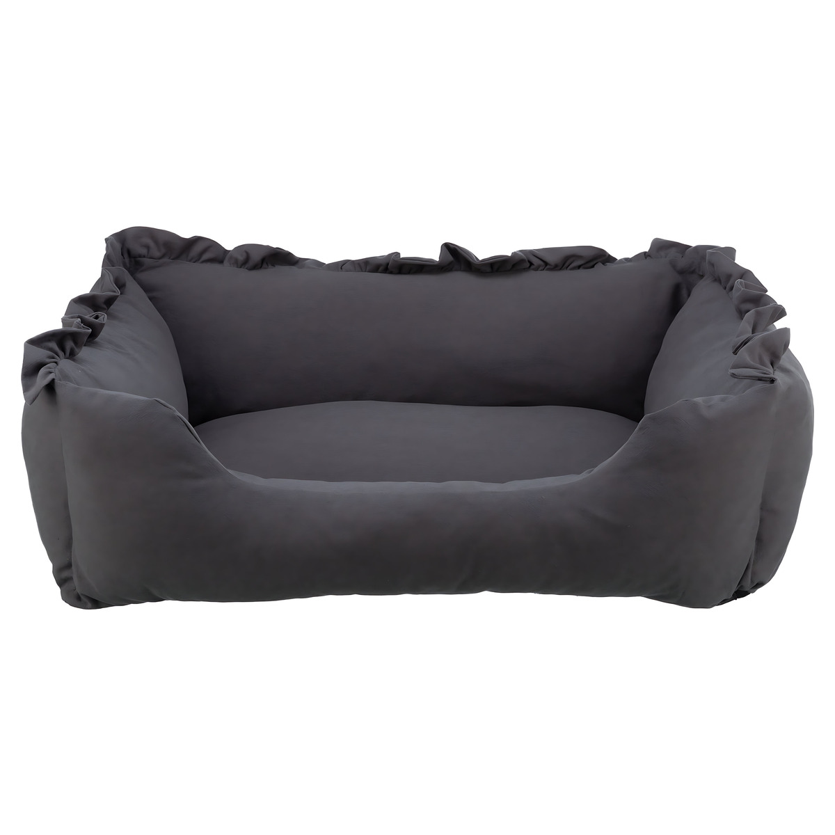 Hundebett Größe M – Dunkelgrau, Waschbar, Orthopädisch, Für Große Hunde Bis Ca. 30 Kg