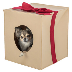Abbildung Trixie Hundehhle Geschenk hellbraun