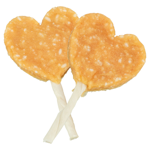 Trixie Hundesnack Lolly mit Huhn, Reis und Rinderhaut-Stick 35 g - 30 Stück / Sparpaket
