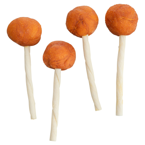 Trixie Hundesnack Lolly mit Kabeljau und Rinderhaut-Stick 15 g - 60 Stück / Sparpaket