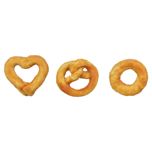 Trixie Hundesnack Pretzel/Heart/Ring Mini Mix 20 g - 90 Stück / Sparpaket