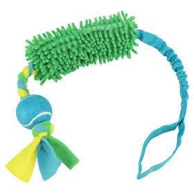 Abbildung Trixie Hundespielzeug Bungee Tuggermit Tennisball
