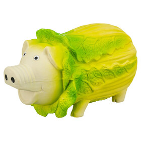 Abbildung Trixie Hundespielzeug Kohl-Schwein aus Latex hellgrn