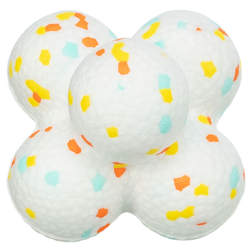 Trixie Hundespielzeug Light & Strong Bouncy Ball weiß/bunt, Maße: ø 6,5 cm