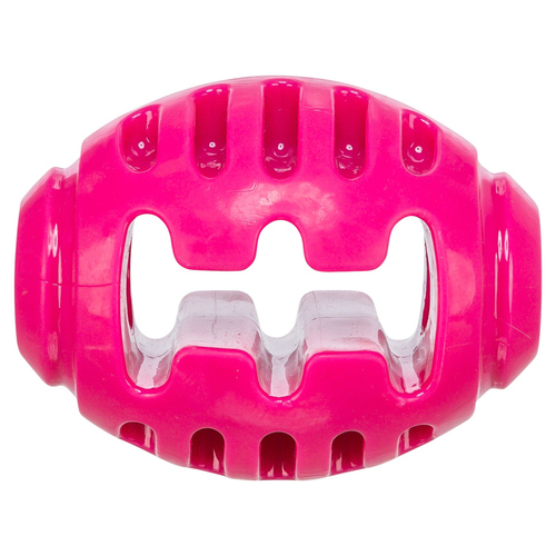 Trixie Hundespielzeug Soft & Strong Rugby pink, Maße: 10 cm