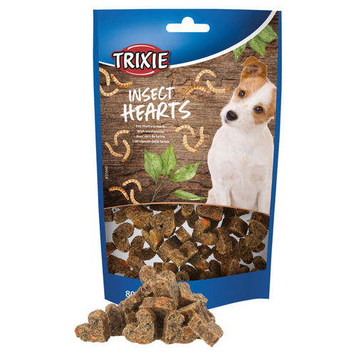 Trixie Insect Hearts 80 g - 6 Stück / Sparpaket