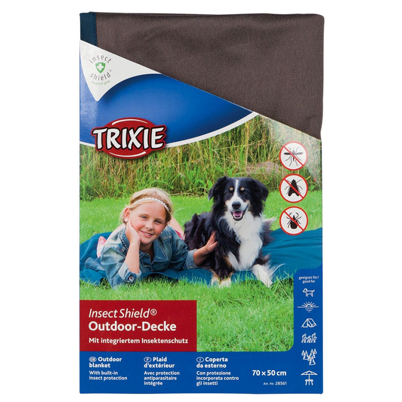 Trixie Insect Shield® OutdoorDecke taupe für Hunde
