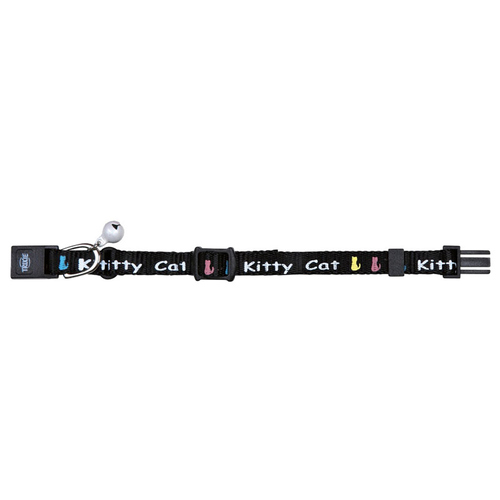weitere Abbildung Trixie Junior Halsband, Nylon Motiv Kitty Cat