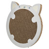 Trixie Junior Kratzpappe Katzenmotiv mit Catnip hellgrau Abbildung 2