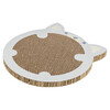 Trixie Junior Kratzpappe Katzenmotiv mit Catnip hellgrau Abbildung 3