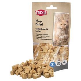 Abbildung Trixie Katzensnack Freeze DriedLammleber & Lachs 25 g