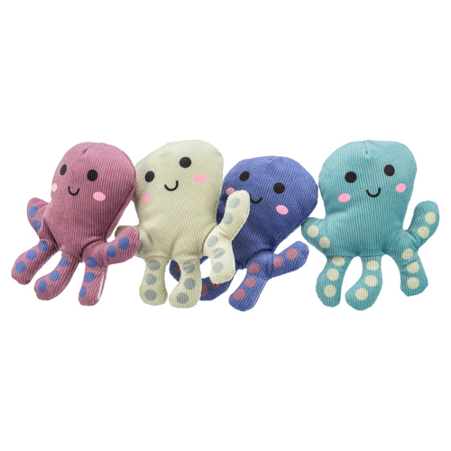 Trixie Katzenspielzeug Oktopus aus Plüsch mit Catnip