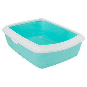 Abbildung Trixie Katzentoilette Classic mint/wei