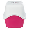 Trixie Katzentoilette Vico mit Haube pink/weiß Abbildung 3