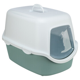 Abbildung Trixie Katzentoilette Vico, mit Haube salbei/wei