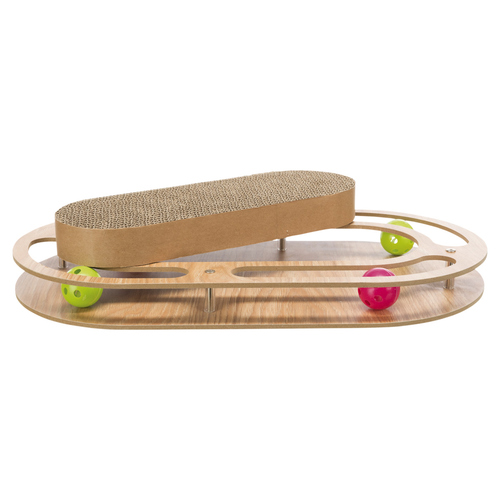 weitere Abbildung Trixie Kratzpappe mit Holzrahmen, oval