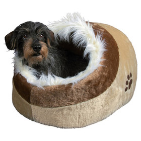Abbildung Trixie Kuschelhhle Minou beige/braun fr kleine Hunde