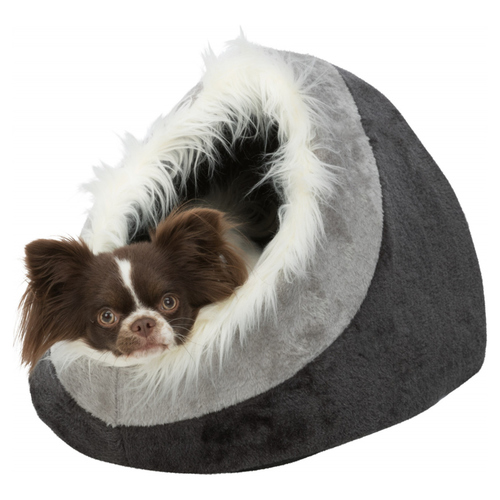weitere Abbildung Trixie Kuschelhhle Minou dunkelgrau/hellgrau fr Hunde
