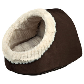 Abbildung Trixie Kuschelhhle Timur braun/beige fr Katzen