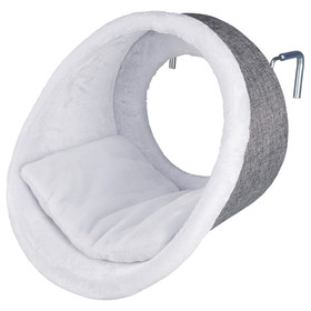 Abbildung Trixie Kuschelhhle fr Heizkrper, Plsch wei/grau