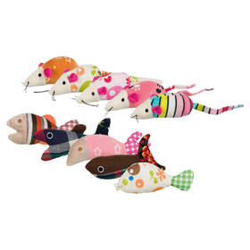 Abbildung Trixie Maus und Fisch - 42 Stck