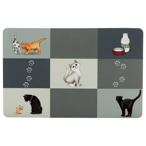 Trixie Napfunterlage Patchwork Cat