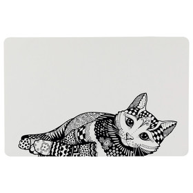 Abbildung Trixie Napfunterlage Zentangle