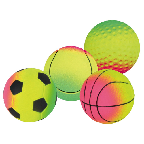 Trixie Neonbälle, schwimmt, Moosgummi - 17 Stück