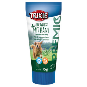 Abbildung Trixie PREMIO Leberwurst mit Hanf 75 g - 12 Stck / Sparpaket