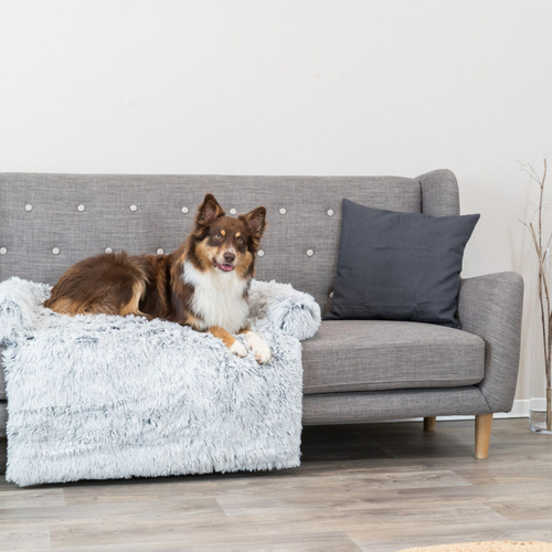 weitere Abbildung Trixie Polster-Schondecke Harvey wei-schwarz fr Hunde