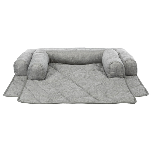 Trixie Polster-Schondecke Nero hellgrau für Hunde, Maße: 70 x 90 cm