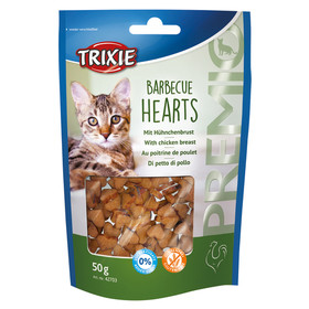 Abbildung Trixie Premio Barbecue Hearts 50 g - 6 Packungen / Sparpaket
