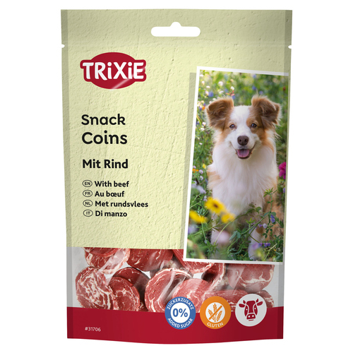 Produktbild von Trixie Premio Beef Coins Hundesnack mit Rind - 6 x 100 g