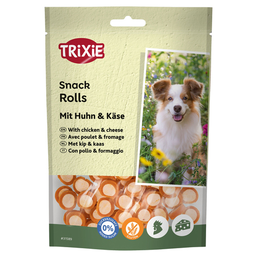 Trixie Premio Chicken Cheese Rolls 100 g - 6 Stück / Sparpaket