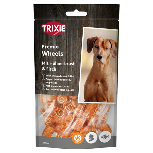 Trixie Premio Fish Chicken Wheels 75 g - 6 Packungen / Sparpaket