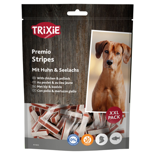 Trixie Premio Hühnchen & Seelachs Stripes 300 g - 6 Packungen / Sparpaket