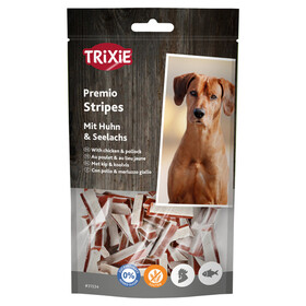 Abbildung Trixie Premio Hhnchen & Seelachs Stripes 75 g - 6 Packungen / Sparpaket
