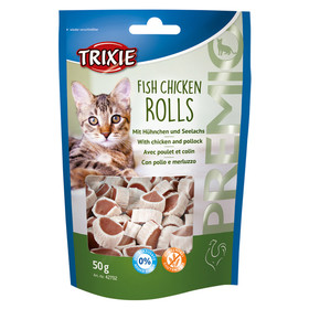 Abbildung Trixie Premio Rolls, Hhnchen/Seelachs 50 g - 6 Packungen / Sparpaket