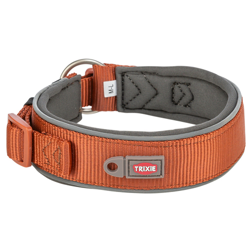 weitere Abbildung Trixie PremiumHalsband, extra breit, rost/grafit