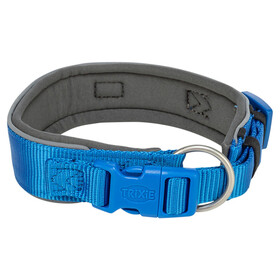 Collier Trixie Premium, extra large, bleu royal/graphite