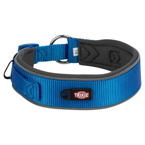 weitere Abbildung Trixie PremiumHalsband, extra breit, royalblau/grafit
