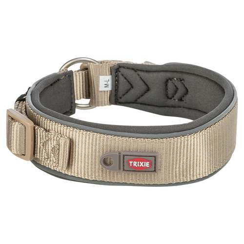 weitere Abbildung Trixie PremiumHalsband, extra breit, sand/grafit