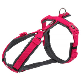 Abbildung Trixie Premium Trekking Geschirr fuchsia/graphit