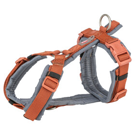 Abbildung Trixie Premium Trekking Geschirr rost/grafit
