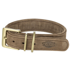 Abbildung Trixie Pure Halsband, Leder extra breit braun
