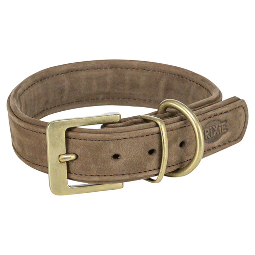weitere Abbildung Trixie Pure Halsband, Leder extra breit braun