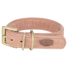 Abbildung Trixie Pure Halsband, Leder extra breit rosa