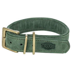 Abbildung Trixie Pure Halsband, Leder extra breit salbei