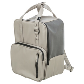 Abbildung Trixie RucksackCityStyle hellgrau fr Hunde